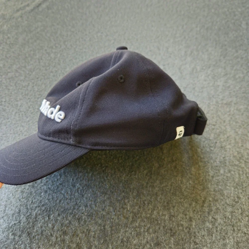 TaylorMade Golf Hat OSFA Black Adjustable Mesh Performance Golfcore Country Club